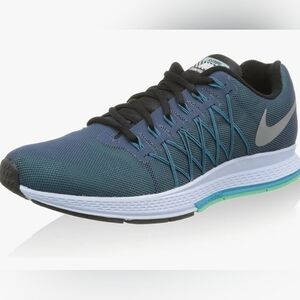 Nike Mens Air Zoom Pegasus 32 Flash, Squadron Blue/Reflect Silver/Blue Sz. 8